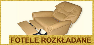 Fotele rozkladane